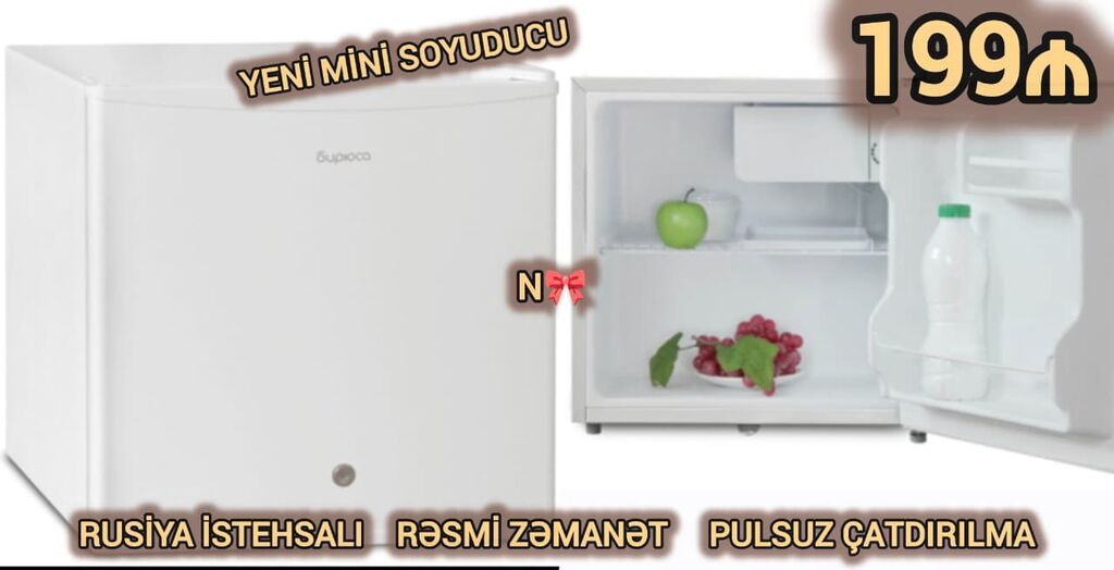Satılır:*Birbaşa anbardan mini soyuducu* Qeyd:Yenidir,həcmi
