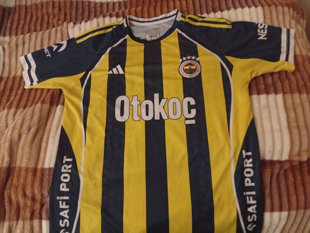 Futbolka, Adidas, L, rəng - Sarı — Şəxsi əşyalar, Bakı (2)