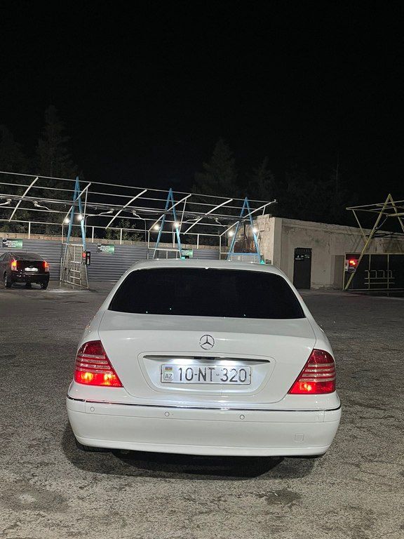 Mercedes S 320, 3.2 L, 2000 il, 298 555 km — Avtomobillər, Bakı (5)