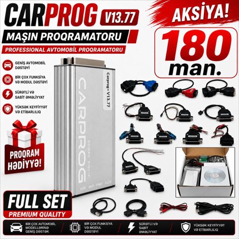 Maşın proqramatoru Carprog V13.77 🎁🎁🎁 Məhsul yeni və qutusundadır. 🎁🎁🎁