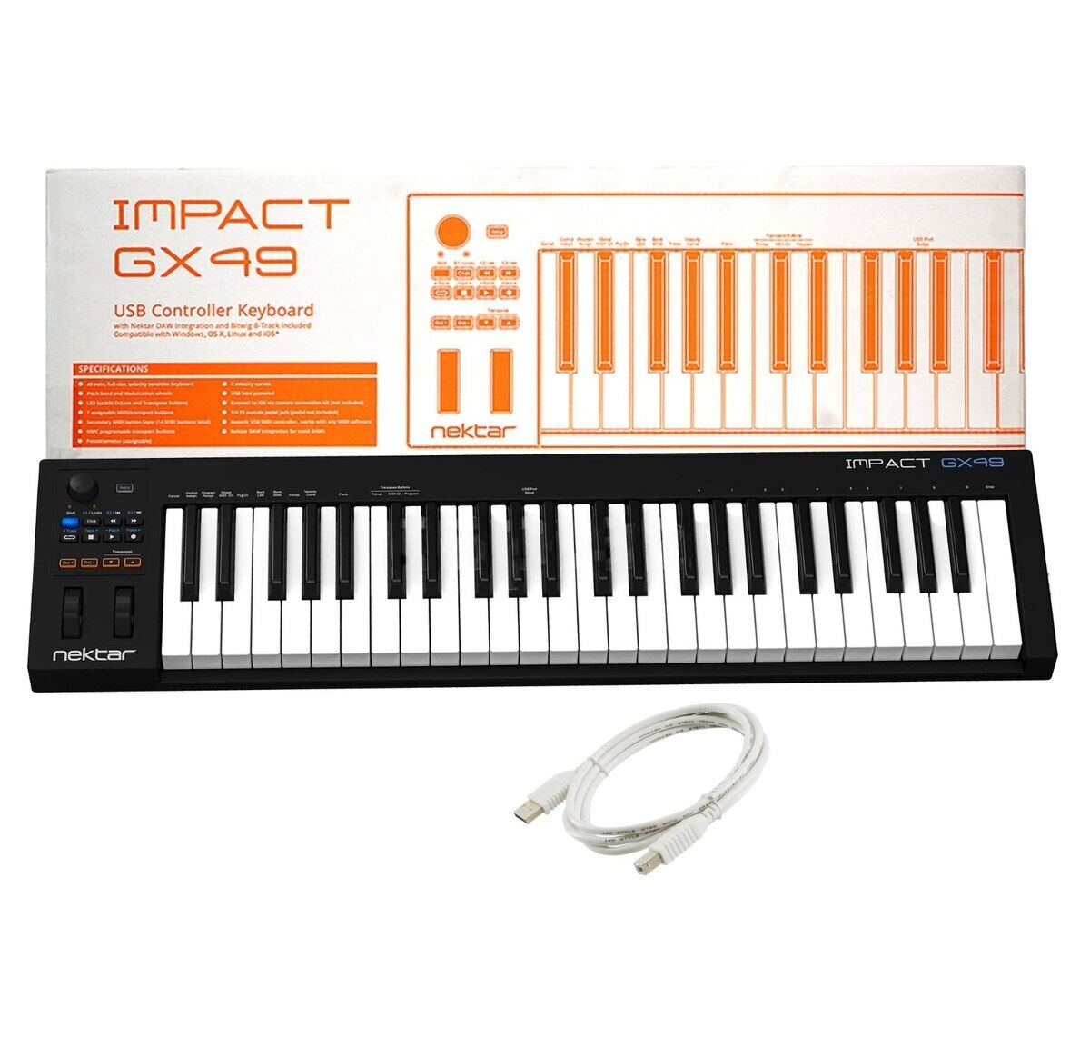 Nektar Impact GX 49 MIDI Klaviatura — Mallar