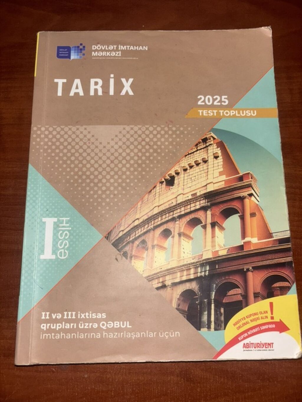 Məhsul: “Tarix 2025 – Test Toplusu”, Dövlət İmtahan Mərkəzi (DİM)