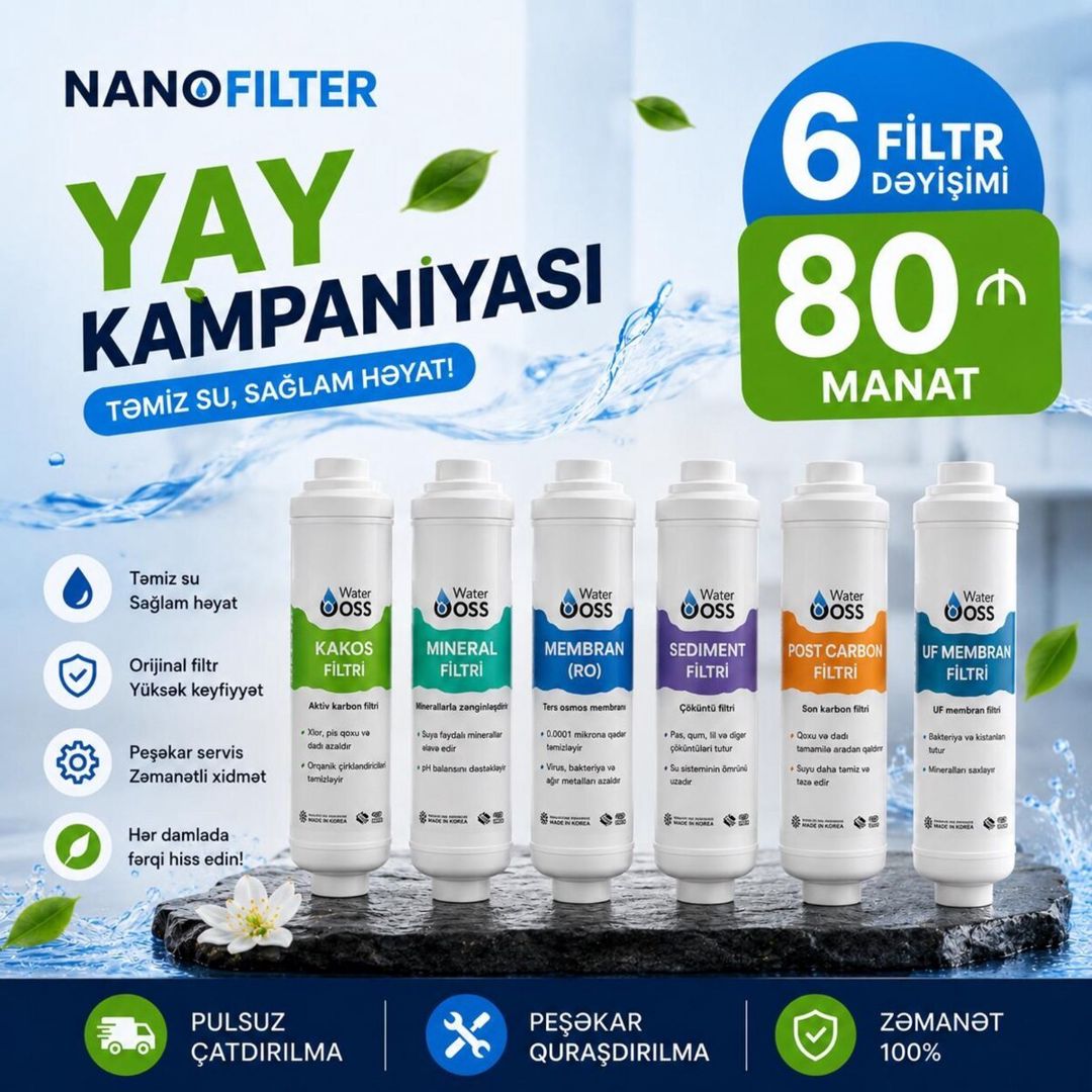 Filter kartricləri — Mallar, Bakı