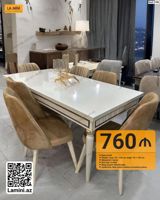 Məhsul: Masa dəsti (Kod: 3186) - Ölçülər: açıq 90×200 sm, bağlı — Furniture