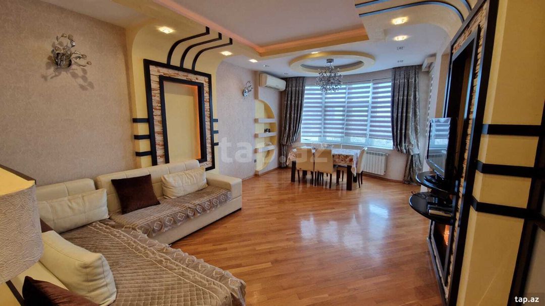 3-otaqlı yeni tikili, Nizami m., 125 m² — Daşınmaz əmlak, Bakı