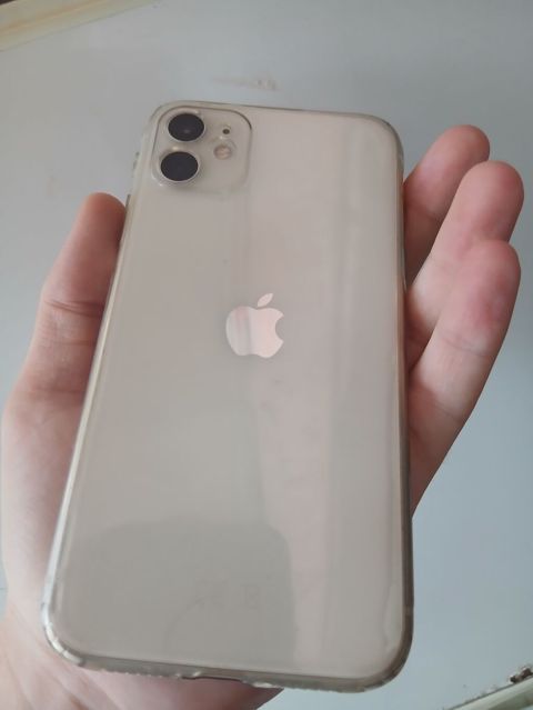 Apple iPhone 11, ağ rəng, Face ID