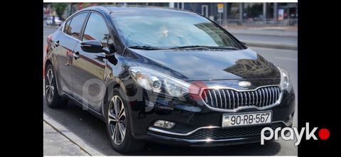 Kia Cerato (Forte) sedan, qara rəng - Kuzov: 4 qapılı sedan, LED — Bakı