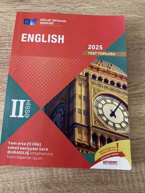 İngilis dili Testlər 11-ci sinif, DİM, 2-ci hissə