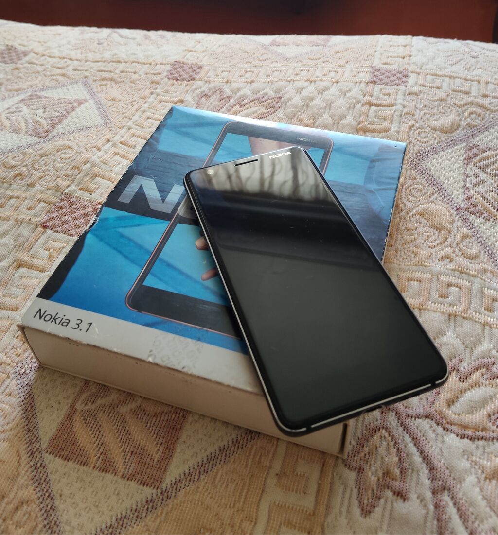 Nokia 3.1, rəng - Qara, İki sim kartlı — Nokia, Göyçay