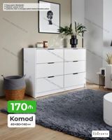 Məhsul: Komod Ölçülər: 40 × 80 × 140 sm Material: 18 mm laminat — Мебель