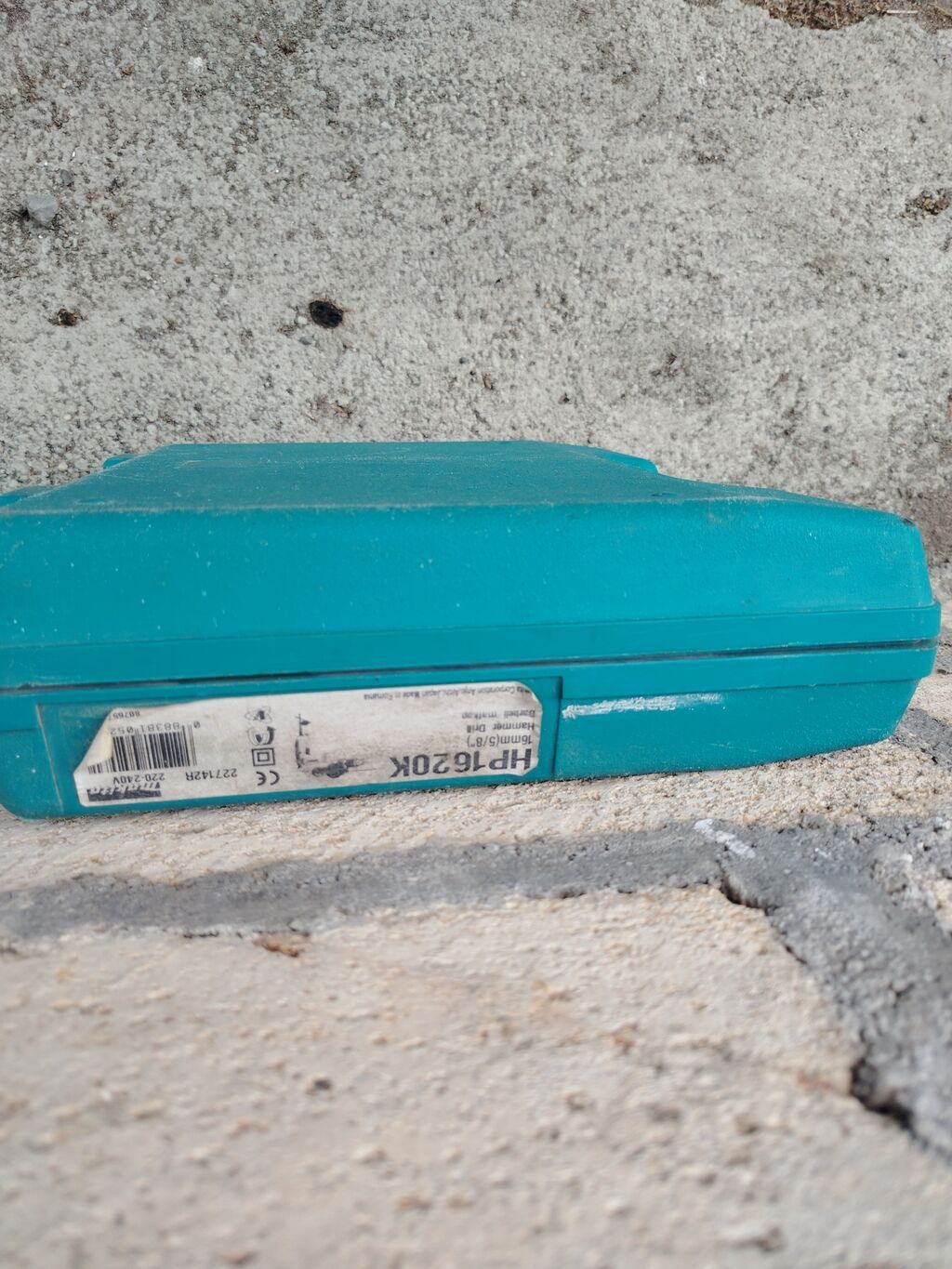 Drel aləti üçün orijinal plastik daşıma çantası. - Material: möhkəm