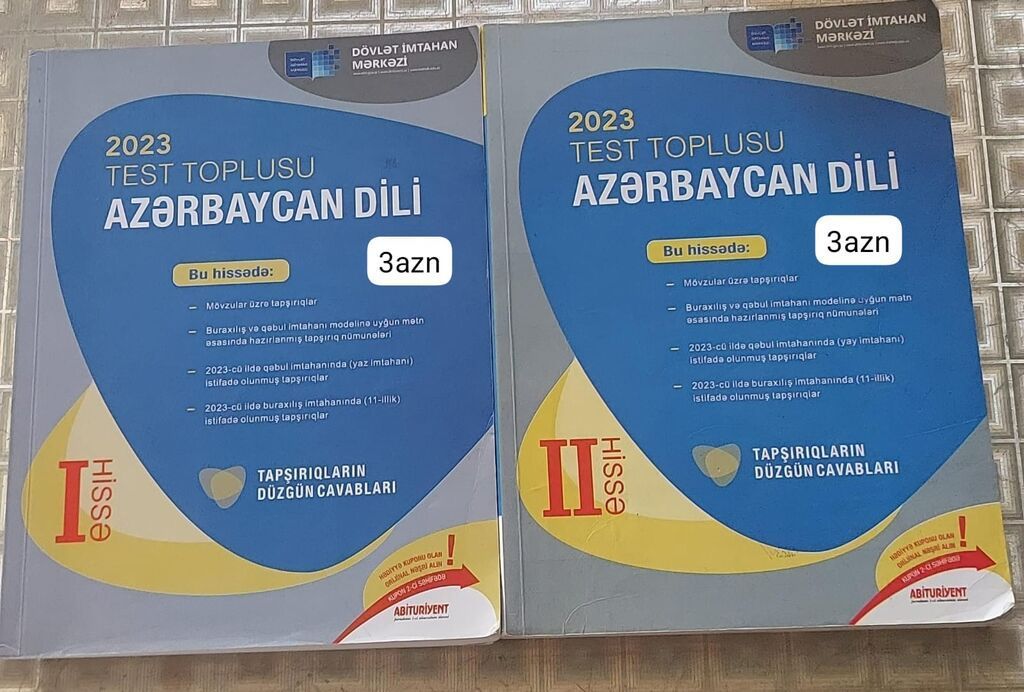 Məhsul: “2023 Test Toplusu – Azərbaycan dili” (DİM), 2 hissə — Kitablar və jurnallar, Digah