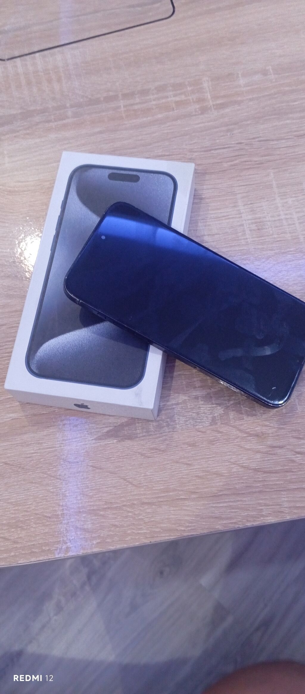 IPhone 15 Pro Max, Göy, Qırıq — Bakı