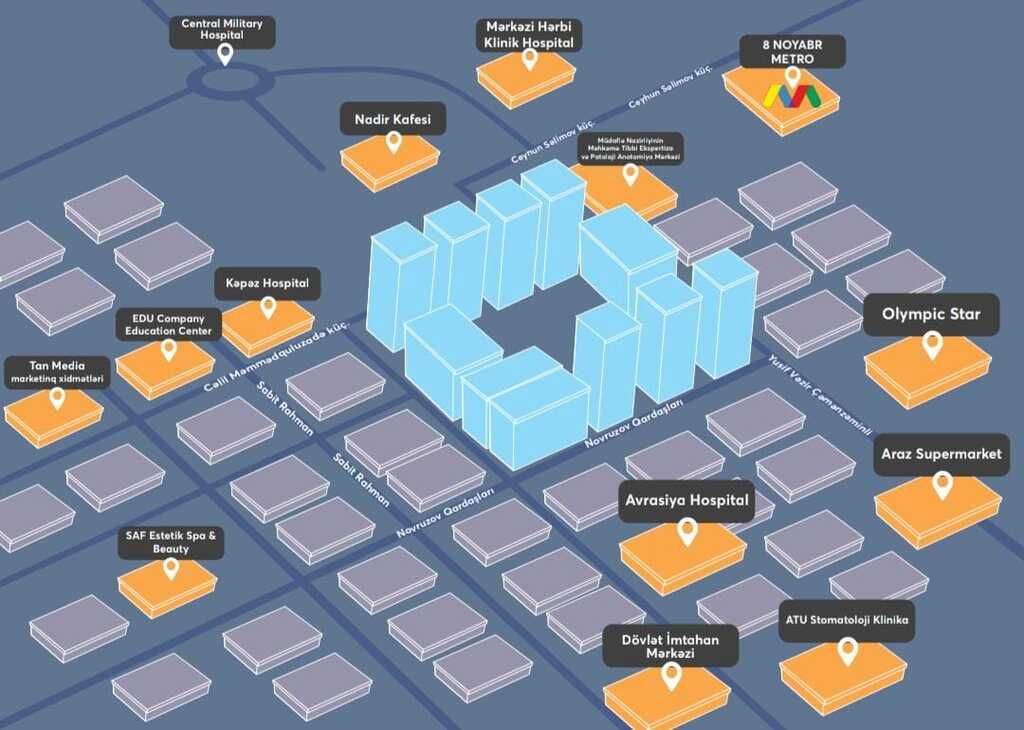 Satılır 3 otaqlı yeni tikili 89.3 m² — Mənzil, Bakı (5)