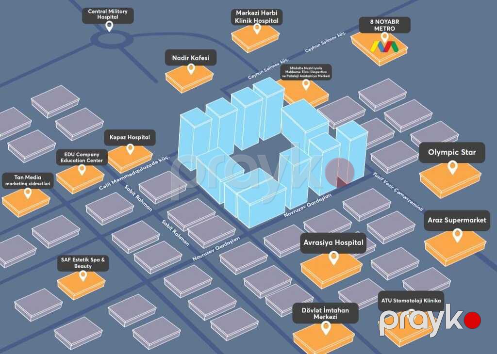 Satılır 3 otaqlı yeni tikili 89.3 m² — Mənzil, Bakı (5)