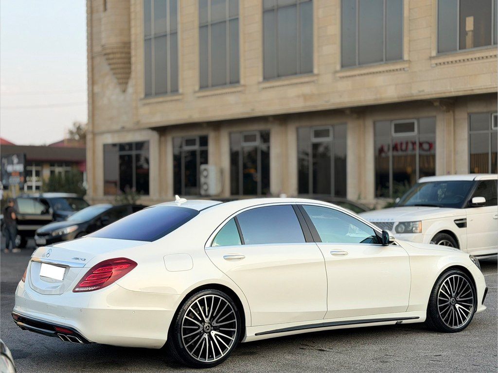Mercedes S 500, 4.7 L, 2014 il, 154 000 km — Avtomobillər, Bakı (9)