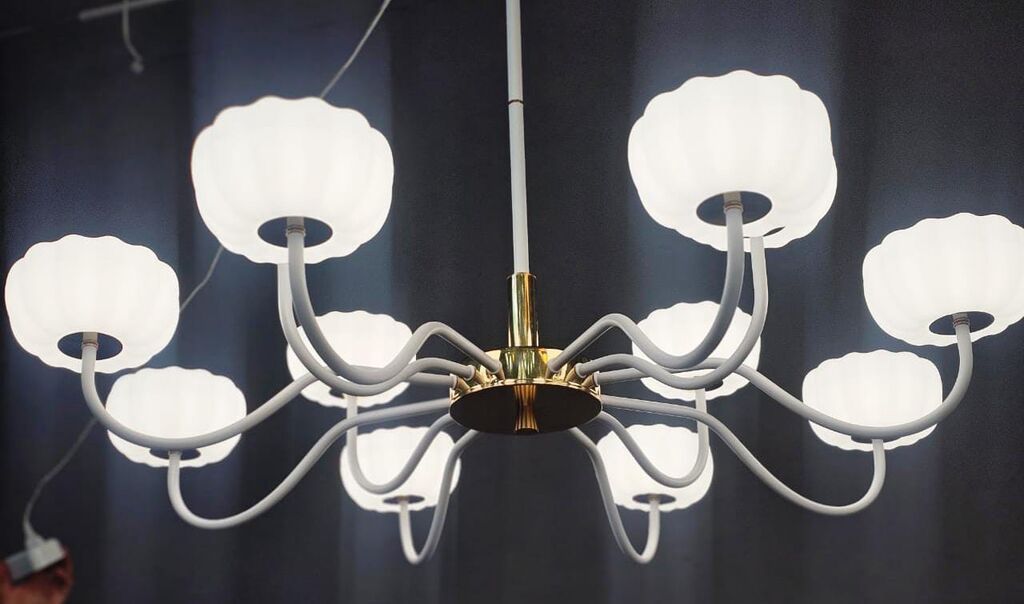 Çılçıraq, 8 lampa, Metal