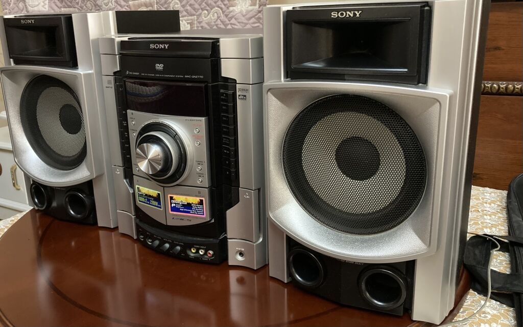 Sony mini Hi‑Fi audio sistemi – 3 bloklu komplekt TƏZƏDƏN SEÇİLMİR! — Elektronika, Bakı (4)