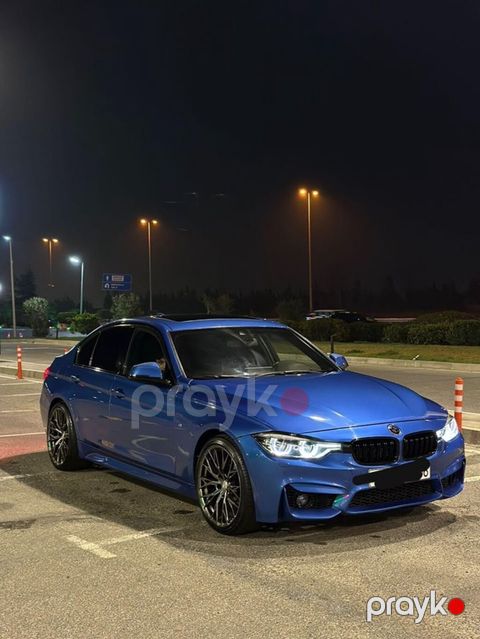 BMW 3 Series Sedan – Estoril Blue, M Paket xarici görünüş — Bakı