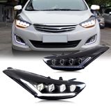 Hyundai Elantra 2013 LED farası — Avtomobil