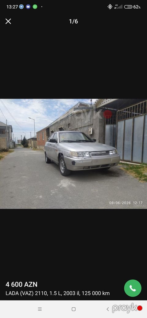 VAZ (LADA) 2110: 1.5 l | 2003 il Sedan — Mingəçevir