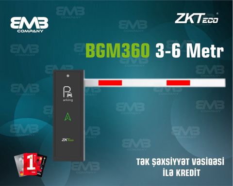 ZKTeco BGM360 avtomatik şlaqbaum keçid