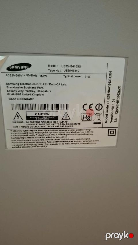İşlənmiş Televizor Samsung LED ekran 55" Ünvandan götürmə