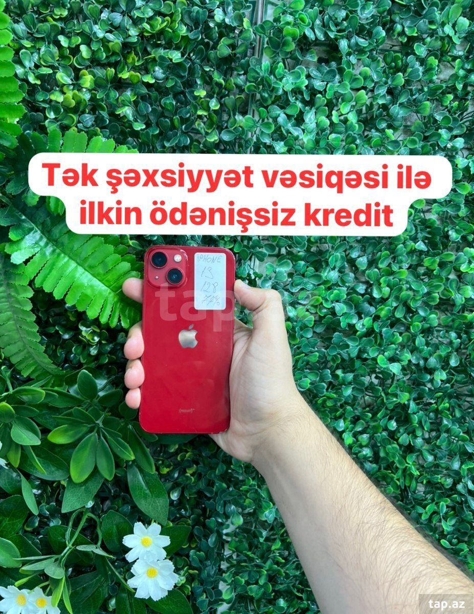 Apple iPhone 13 Red 128GB/4GB — Mallar, Bakı