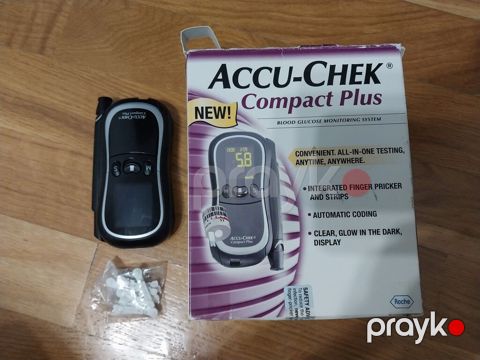 Accu-Chek Compact Plus glukometr — original Roche, Almanya istehsalı — Bakı