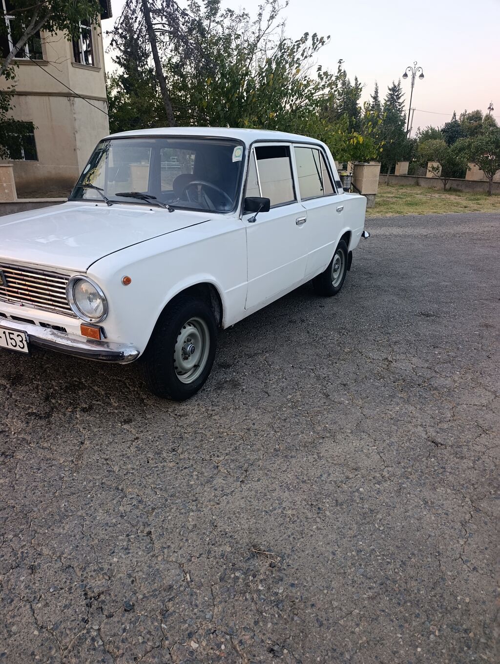 VAZ 2101 klassik sedan, 1.3 l, 236000 km, ağ rəng — Avtomobillər, Biləsuvar (6)