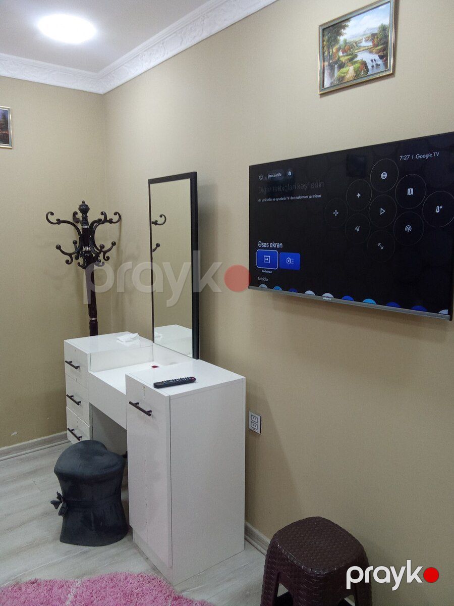 1-otaqlı mənzil kirayə verilir, Xəqani küç., 31 m² — Daşınmaz əmlak, Bakı (8)