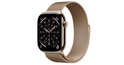 Apple Watch Series 11 Titanium Gold 46mm — Smart Watches & Bracelets