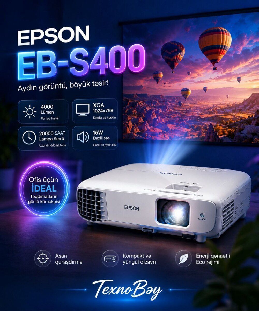 Proyektor Epson EB-S400 — Elektronika, Bakı