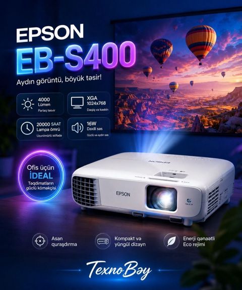 Proyektor Epson EB-S400 — Bakı