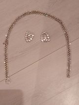 Parlaq rhinestone dəst: kəmər və sırğalar - Tərkib: kristal — Elektronika