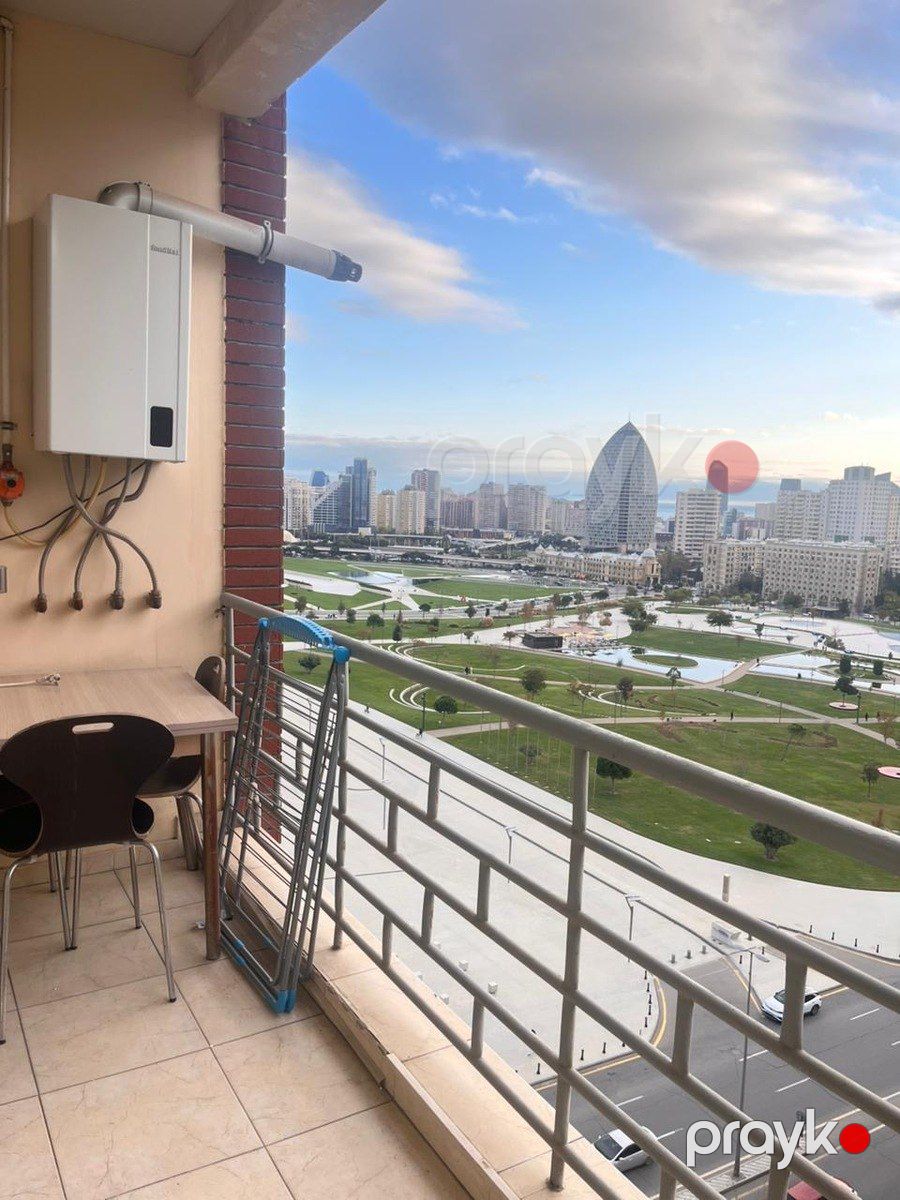 İcarəyə verilir 2 otaqlı yeni tikili 90 m² — Mənzil, Bakı (4)