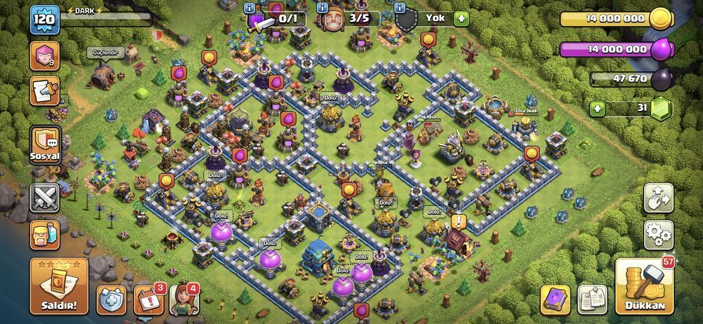 Clash of Clans hesabı – Orijinal Kənd (Main Village) - Bələdiyyə — Elektronika, Bakı (2)