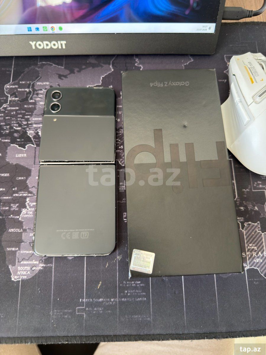Samsung Galaxy Z Flip 4 Graphite 256GB/8GB — Mallar, Bakı