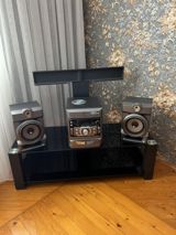 Kompakt musiqi mərkəzi – stereo sistem - 1 əsas blok və 2 akustik — Elektronika