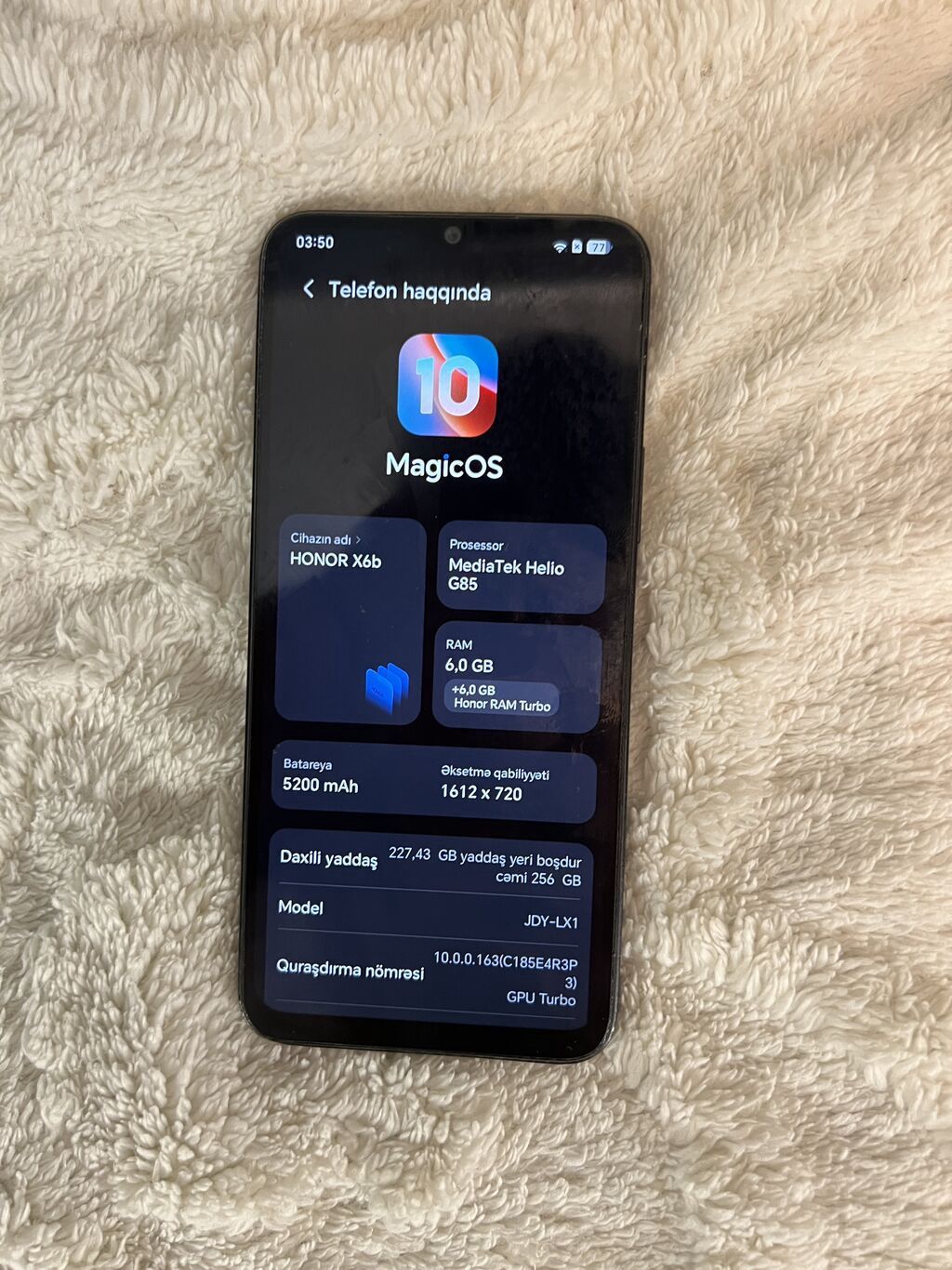 Honor X6b, 256 GB, rəng - Qara, Barmaq izi, Face ID — Honor, Bakı (9)