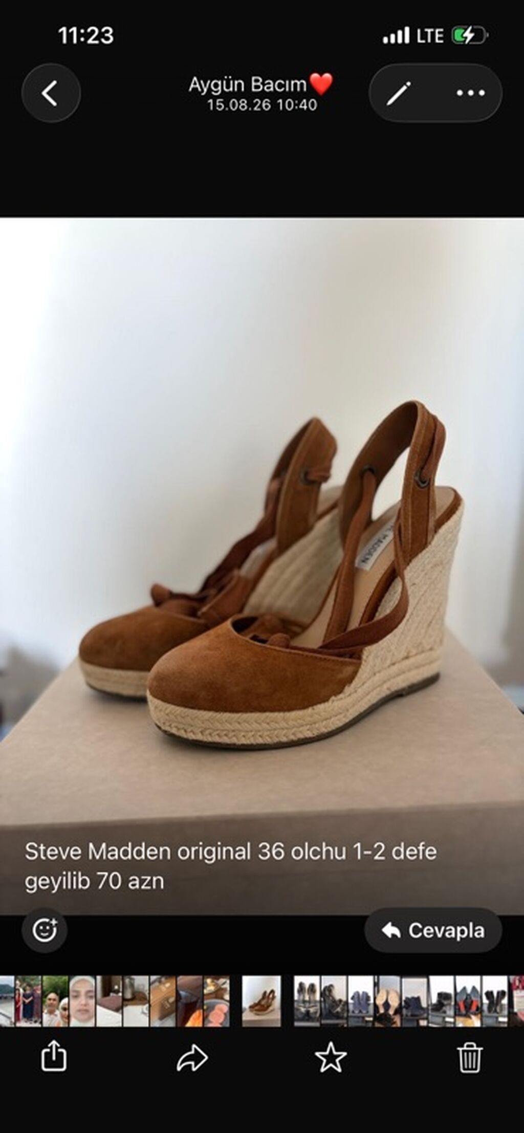 Steve Madden orijinal platforma sandal — ölçü 36 — Sandal, Bakı