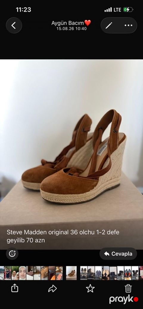 Steve Madden orijinal platforma sandal — ölçü 36 — Bakı