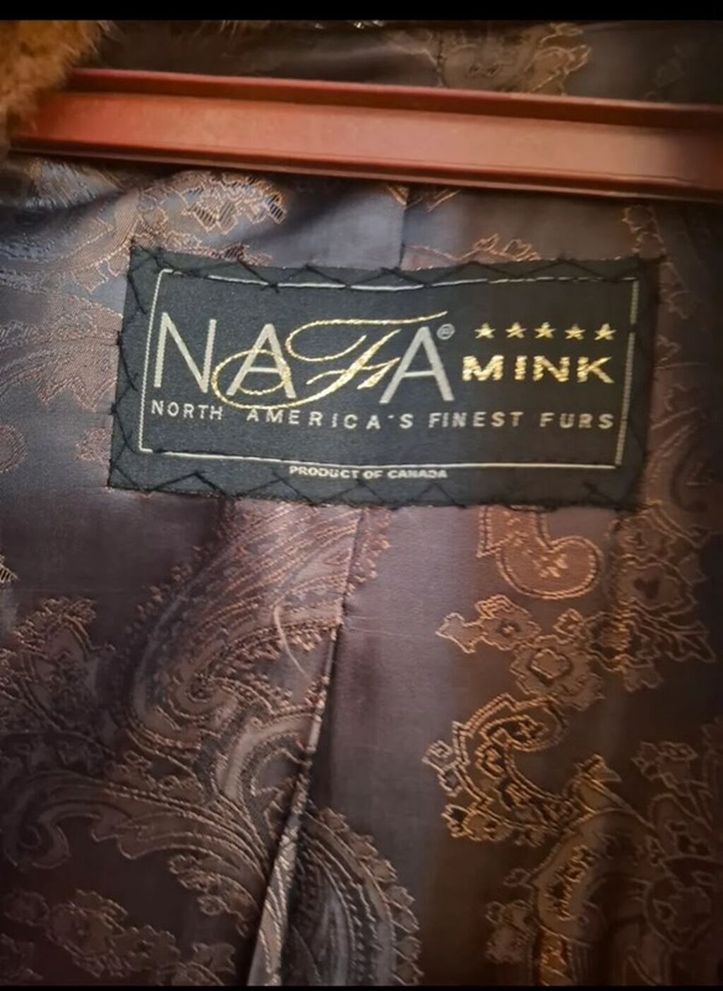 NAFA Mink xəz palto - Brend/etiket: NAFA Mink (North America’s Finest — Şəxsi əşyalar, Digah (2)