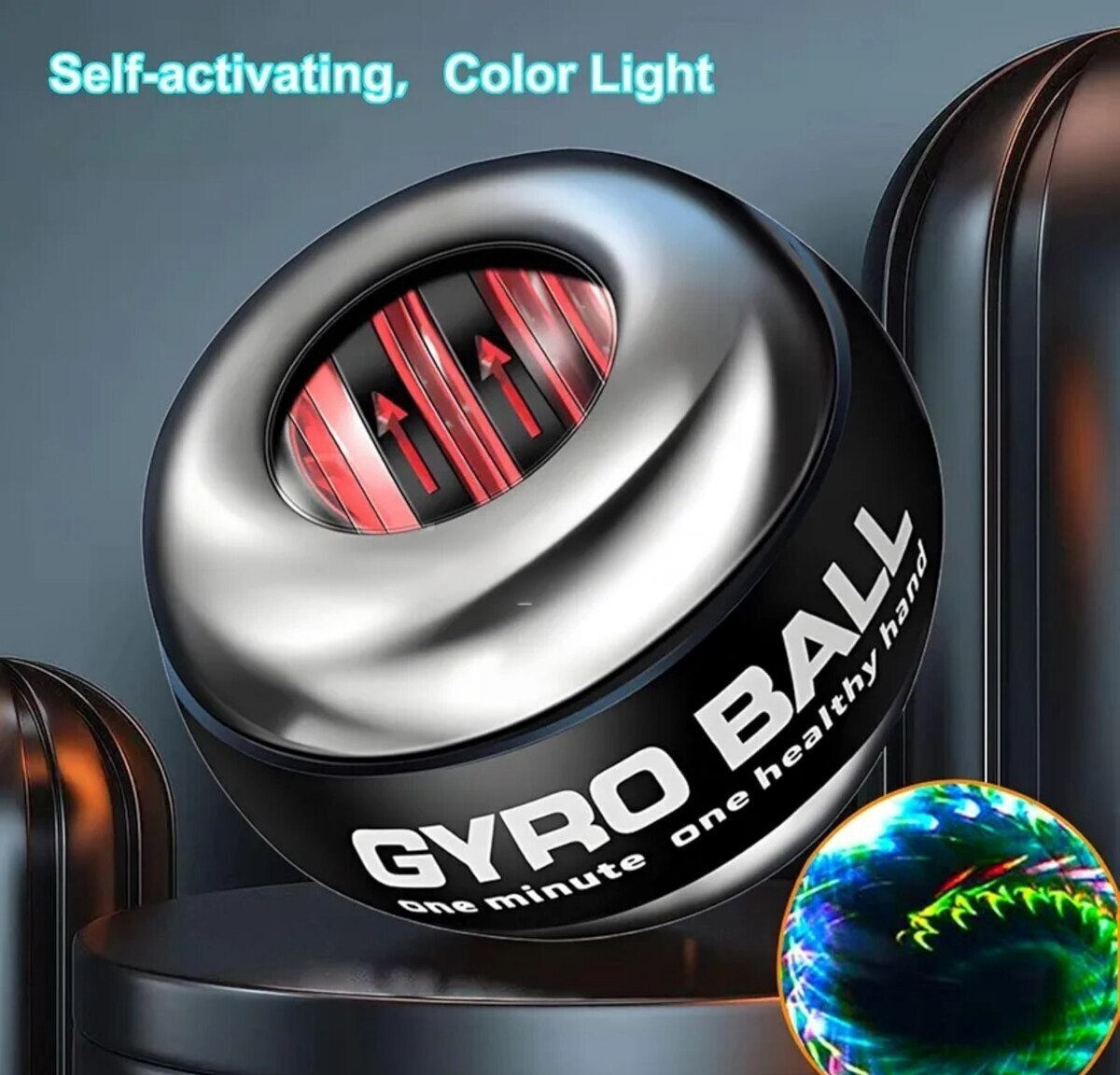 Gyro Ball — Bilək və Qol Gücləndirici — İdman və istirahət, Bakı (3)