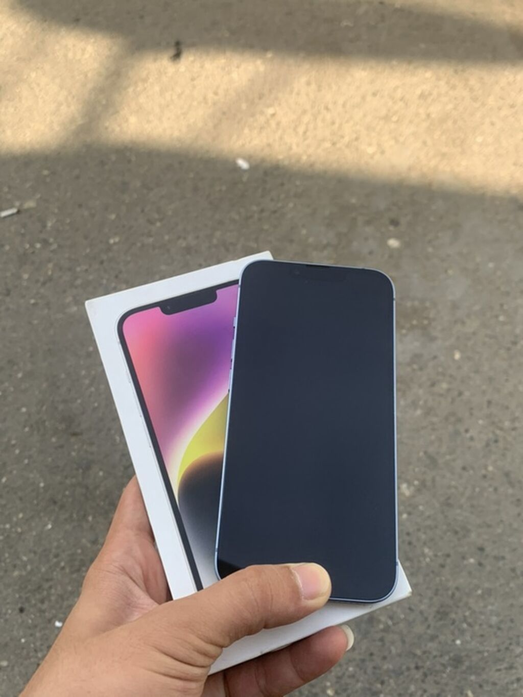 IPhone 14, 128 GB, Mavi, Qırıq — Apple iPhone, Bakı (2)