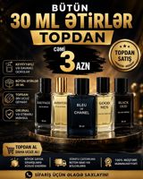 Bütün 30 ml ətirlər – topdan satış Məhsul xüsusiyyətləri: - — Avadanlıq icarəsi