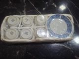 Çay dəsti, rəng - Ağ, Keramika, Yaponiya — Afa
