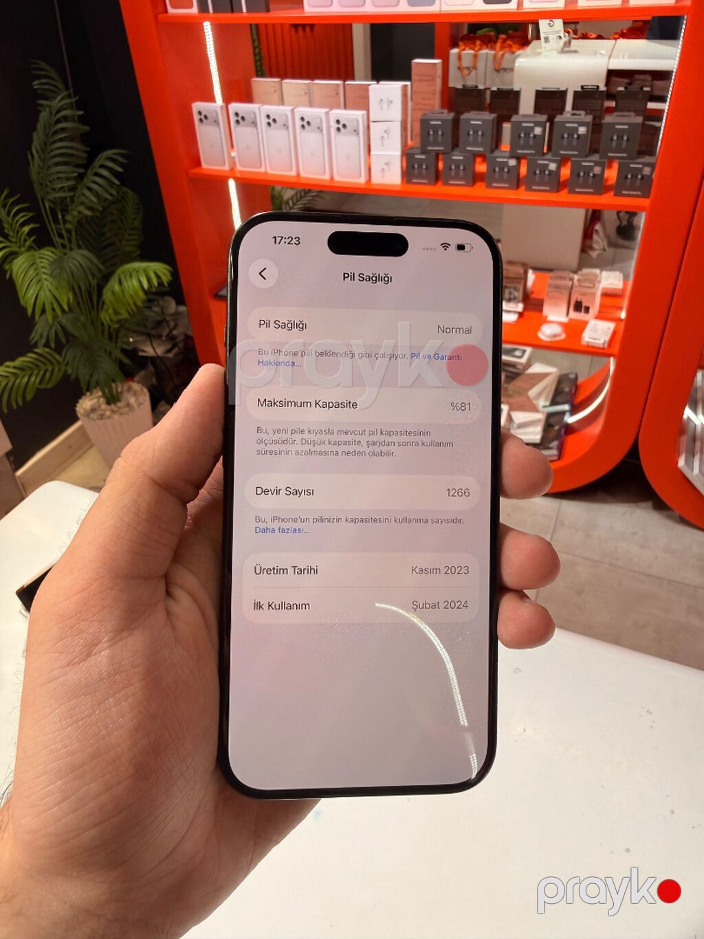 IPhone 15 Pro, 128 GB, Black Titanium, Zəmanət — Apple iPhone, Bakı (3)