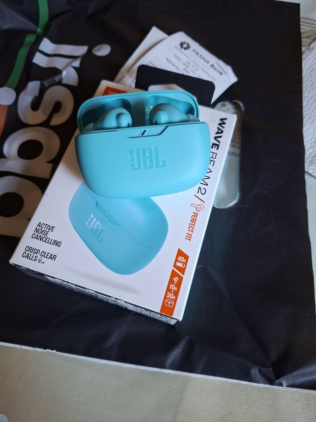 İşlənmiş Simsiz (Bluetooth) Qulaqcıqlar, JBL, rəng - Mavi — Qulaqcıqlar, Bakı (3)