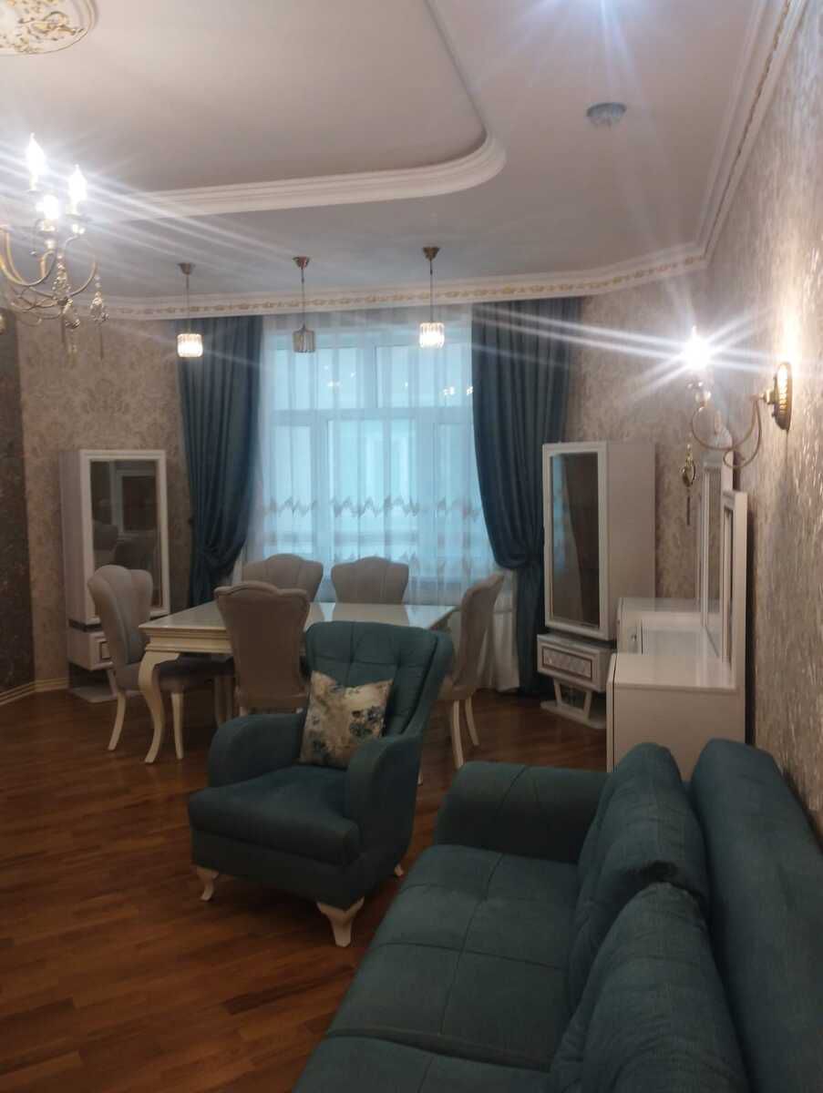 3-otaqlı yeni tikili kirayə verilir, Möhsün Sənani küç., 117 m² — Daşınmaz əmlak, Bakı (7)